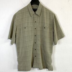 5.11 Men Tactical Series Beige/Green Ventilation Shirt Size L